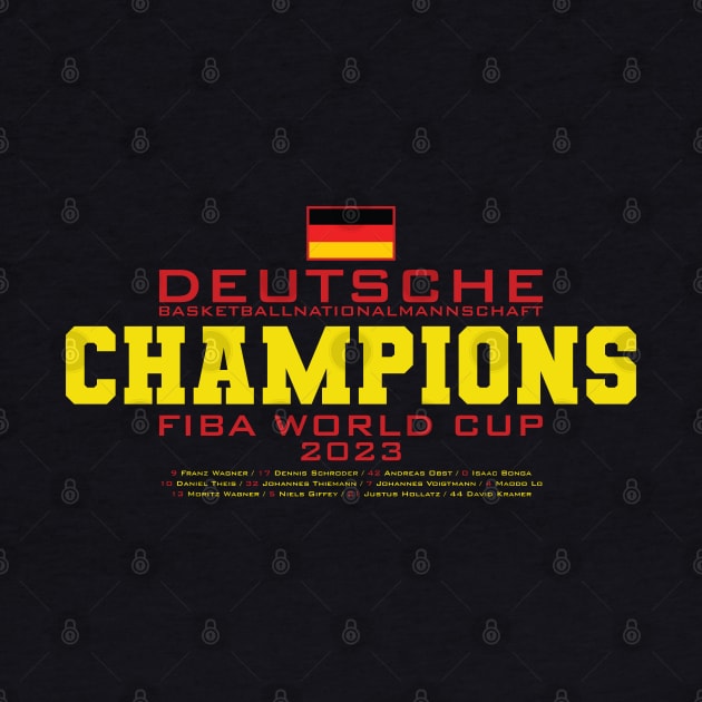 Germany / FIBA World Cup 2023 Champions by Nagorniak